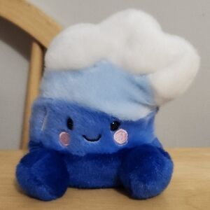 Cute Blue and White Plush Toy